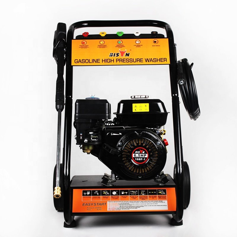 BISON (KP) BS-170A-Yellow 6.5Hp170 Bar Car Washer Machine High Pressure Pressure Washer