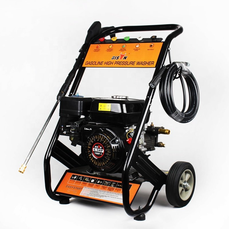 BISON (KP) BS-170A-Yellow 6.5Hp170 Bar Car Washer Machine High Pressure Pressure Washer