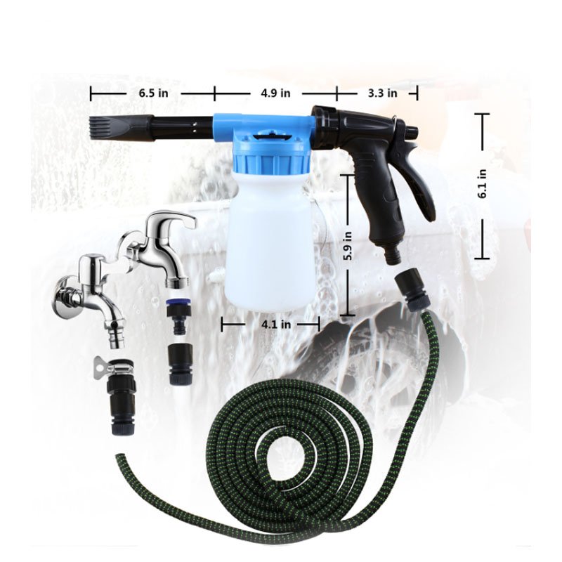 Car Pressure Washer Household Foam Watering Can PA Pot Car Foam Kettle Water Gun for Auto Dust Cleaning