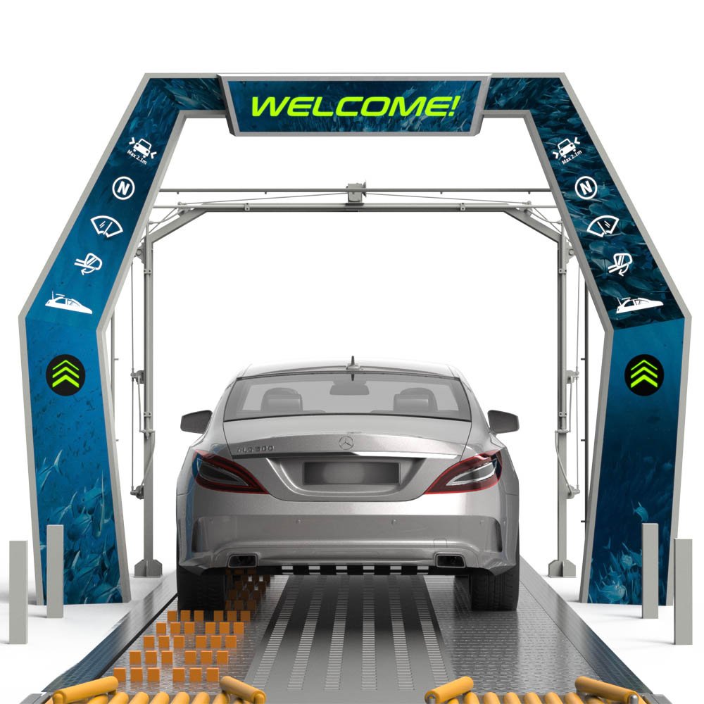 Automatic Car Wash 40 Meter Tunnel Round Trip Self-service car Wash And Drying Equipment Commercial Large Car Wash