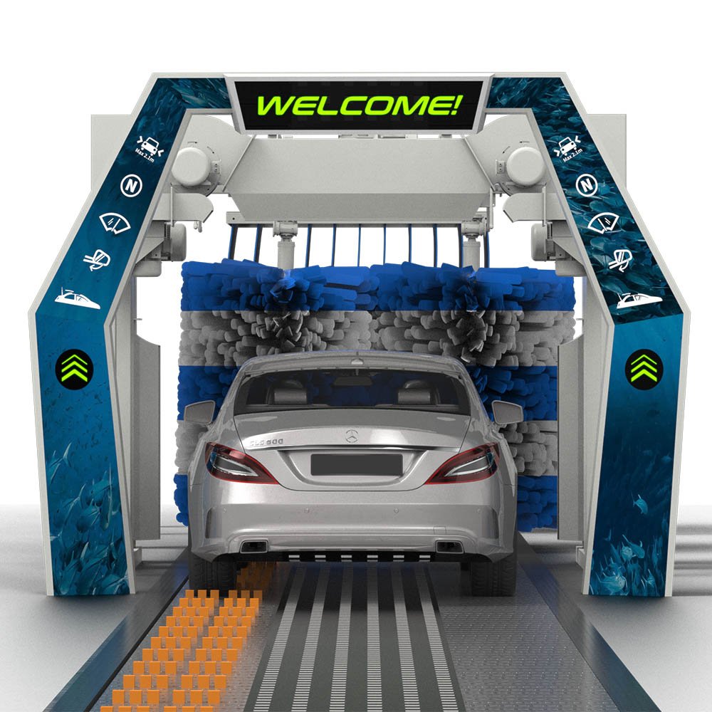 Automatic Car Wash 40 Meter Tunnel Round Trip Self-service car Wash And Drying Equipment Commercial Large Car Wash