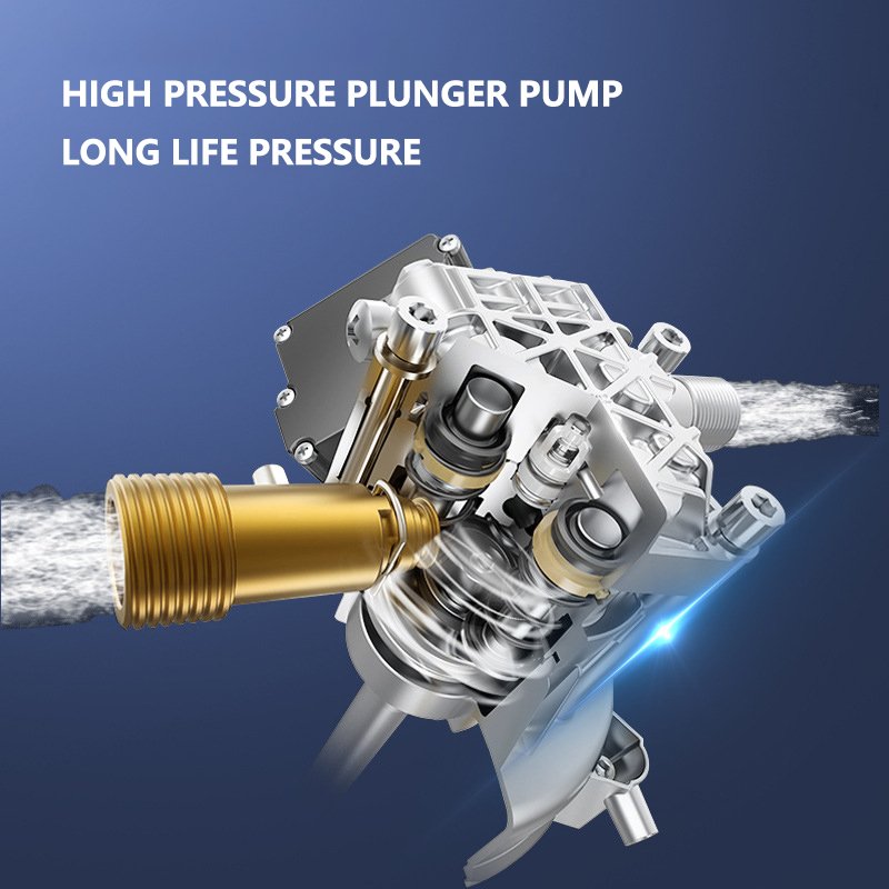 Lithium Battery Car Wash Machine 1000W Plastic Car Washing Gun 70Bar Wireless Car Washer Water Gun Machine