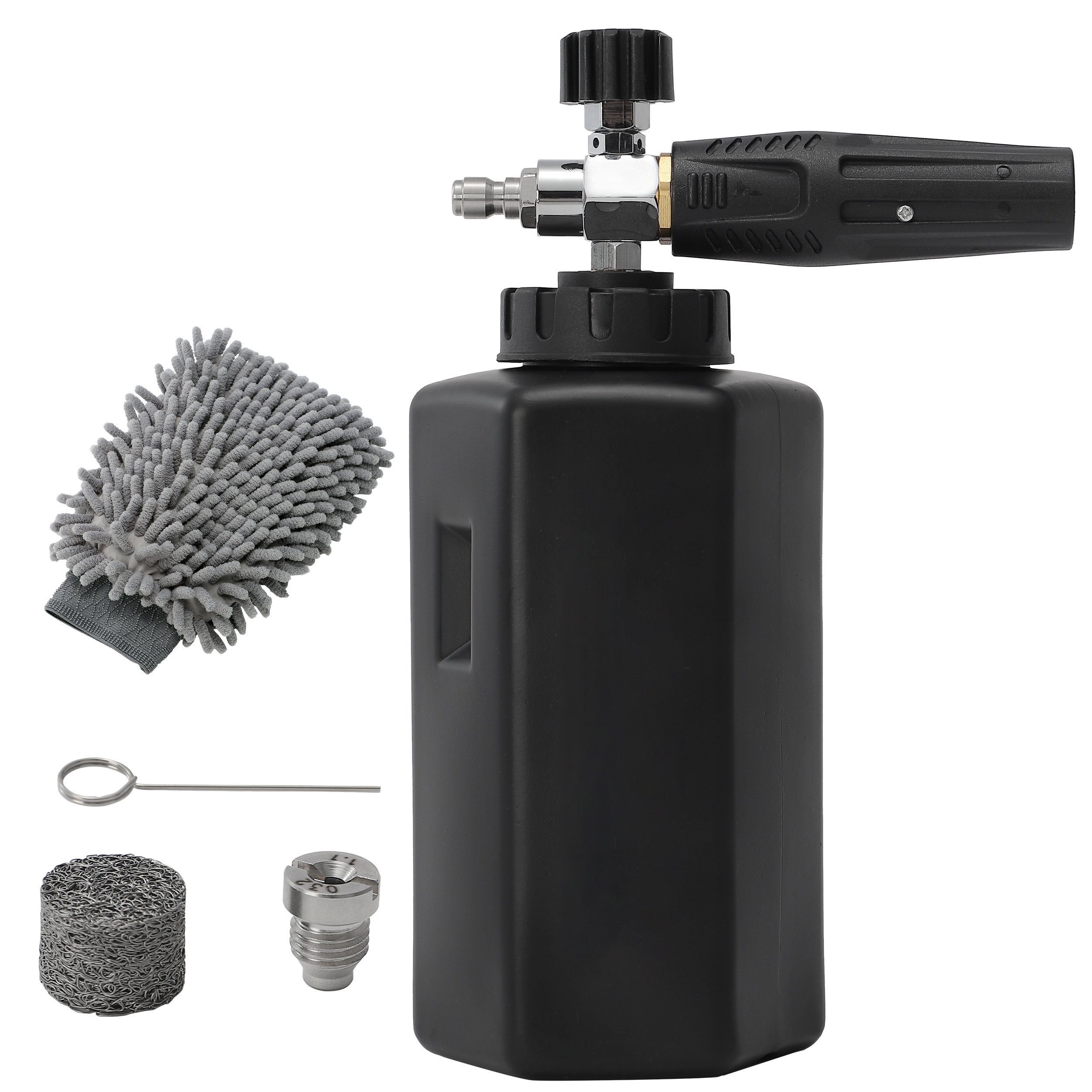 Pressure Washer Black Foam Cannon Car Wash Snow Foam Cannon Thick Foam Blaster