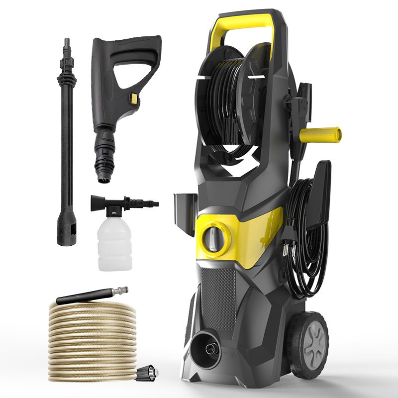 Hot Selling 225bar Max Professional High Pressure Cleaner 3200W Induction Motor Electric Pressure Washer With Multi Function