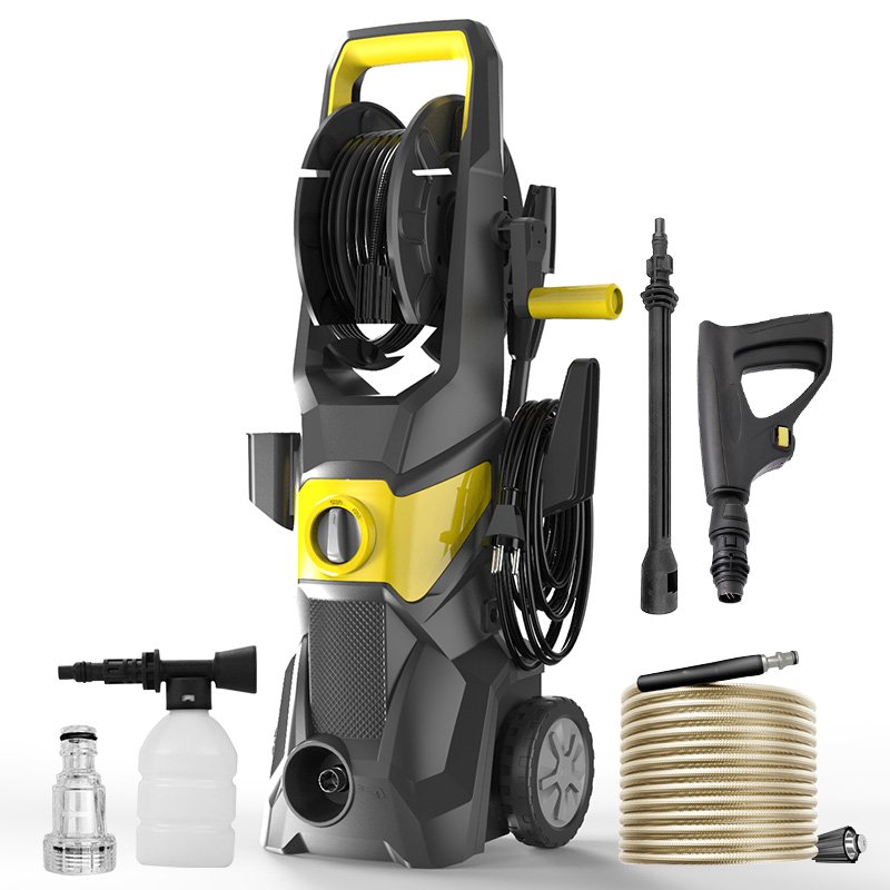 Hot Selling 225bar Max Professional High Pressure Cleaner 3200W Induction Motor Electric Pressure Washer With Multi Function