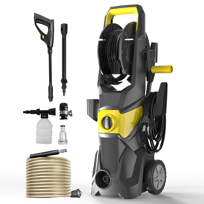 Hot Selling 225bar Max Professional High Pressure Cleaner 3200W Induction Motor Electric Pressure Washer With Multi Function