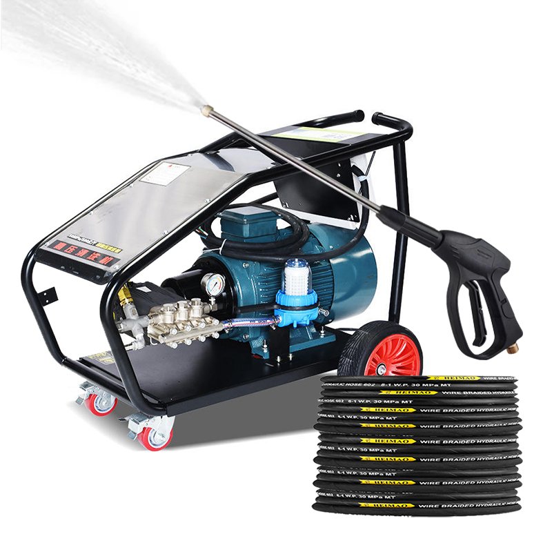 Industrial High Pressure Cleaning Machine Sewer Drain Cleaning Machine Equipment Washer Water Jet Surface Cleaner