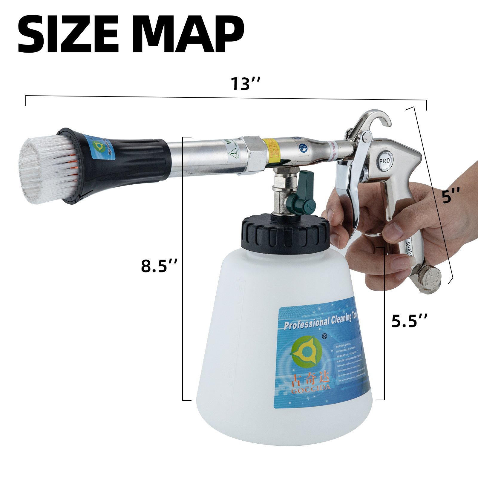 Wholesale Tornador Car Cleaning Gun Dry Washing Gun Apparatus Pneumatic Car Tool