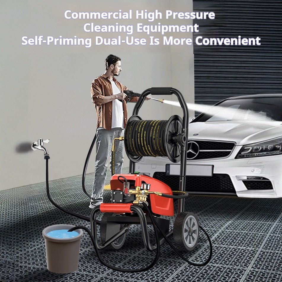Recommended Home Car Wash Portable Washer 110V Car Wash Motor And Pump Roof Cleaner High Pressure Car Washer