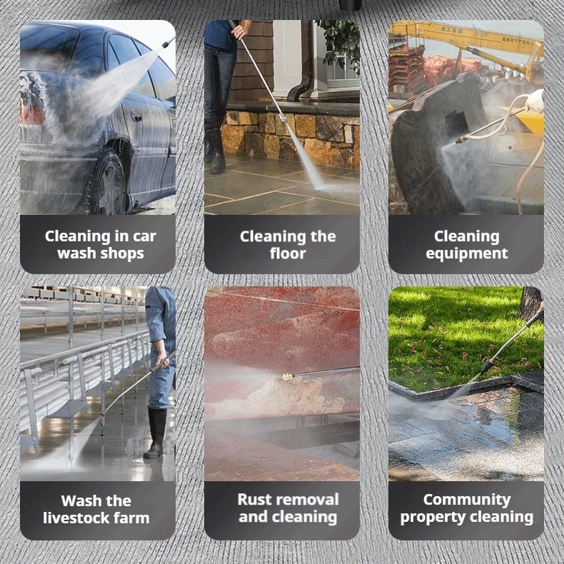 Recommended Home Car Wash Portable Washer 110V Car Wash Motor And Pump Roof Cleaner High Pressure Car Washer