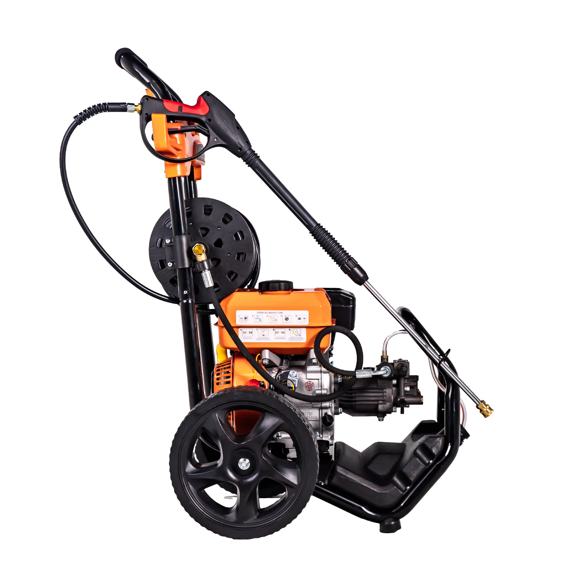 Gasoline Portable High Pressure Washer Pump 180NB 180Bar 6.5HP Car Wash Machine