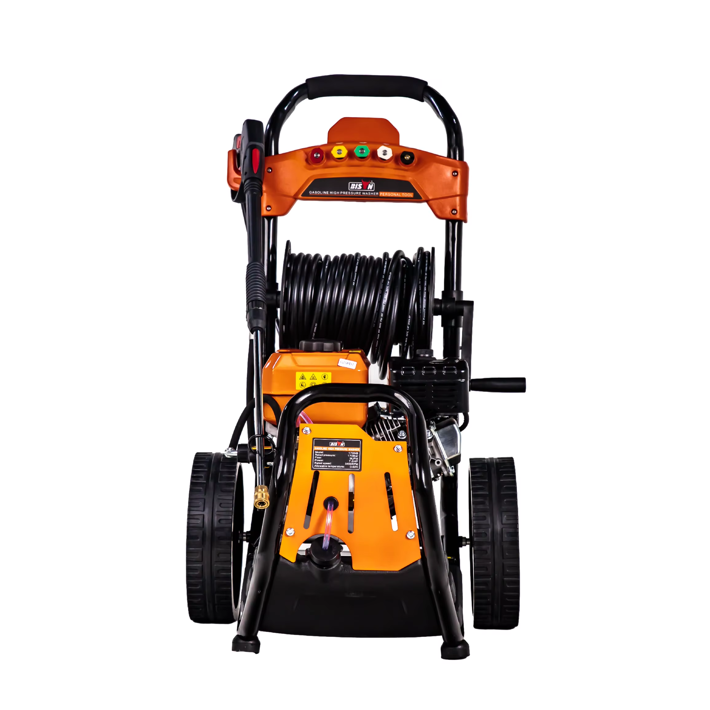 Gasoline Portable High Pressure Washer Pump 180NB 180Bar 6.5HP Car Wash Machine