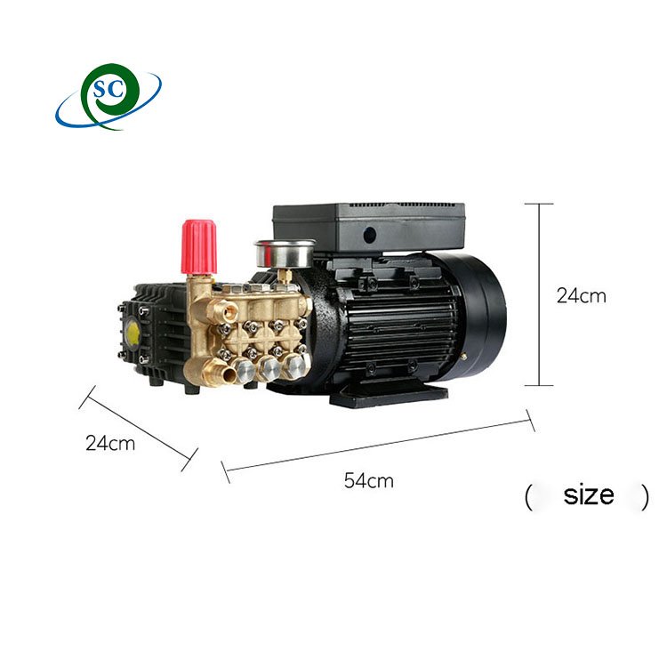 CS 120bar high pressure car washer machine pump 12LPM electric motor washer for car cleaning