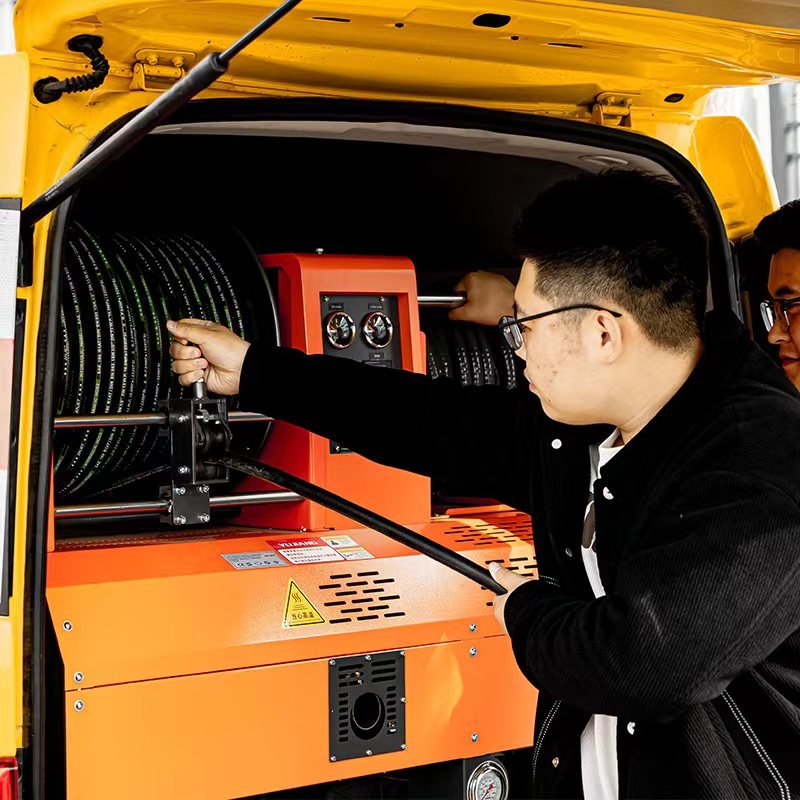AMJET Factory Direct Sewer Jetter 170bar 50lpm 13gpm High Efficiency High Pressure Sewer Jetter