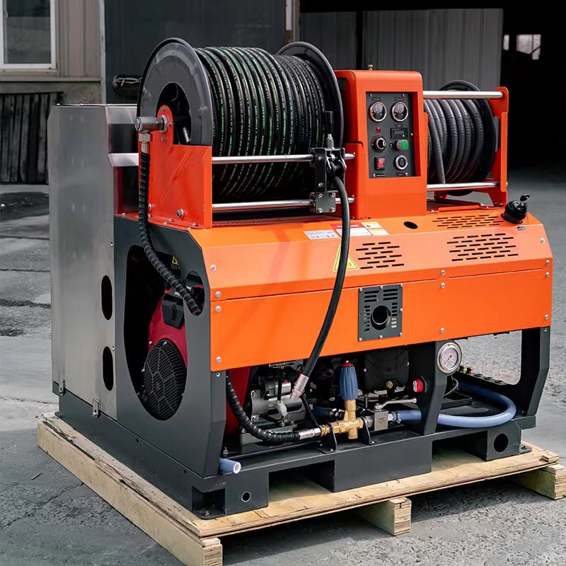 AMJET Factory Direct Sewer Jetter 170bar 50lpm 13gpm High Efficiency High Pressure Sewer Jetter