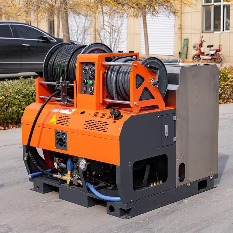 AMJET Factory Direct Sewer Jetter 170bar 50lpm 13gpm High Efficiency High Pressure Sewer Jetter