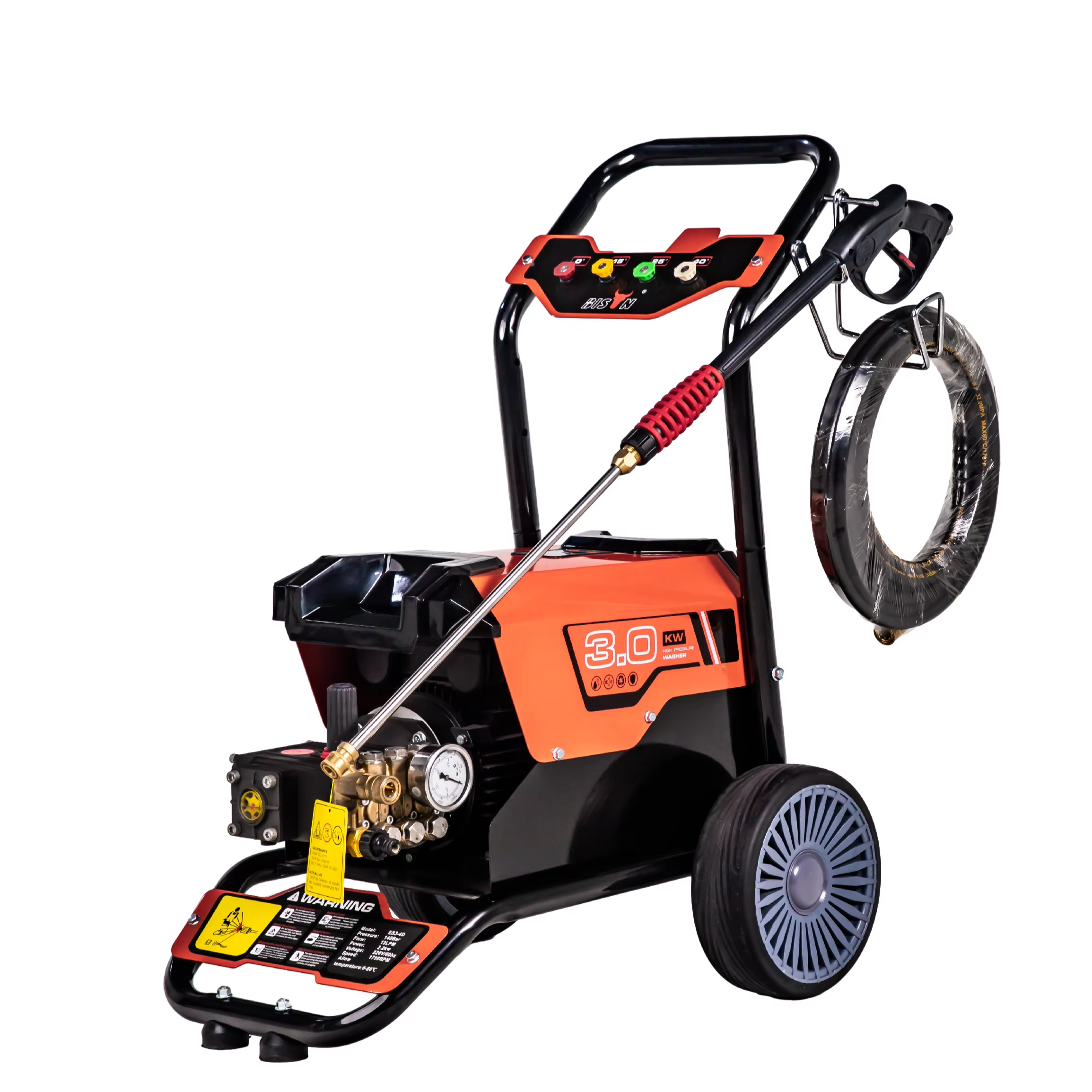 Portable 160bar 2000 Psi 3000W Electric Power Car Washer / Heavy Duty 2000 PSI Commercial High Pressure Washer Machines