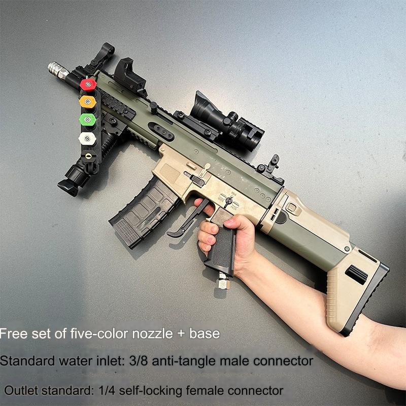 High pressure cleaning machine Simulation of Internet celebrity car washing water gun household SCAR foam gun