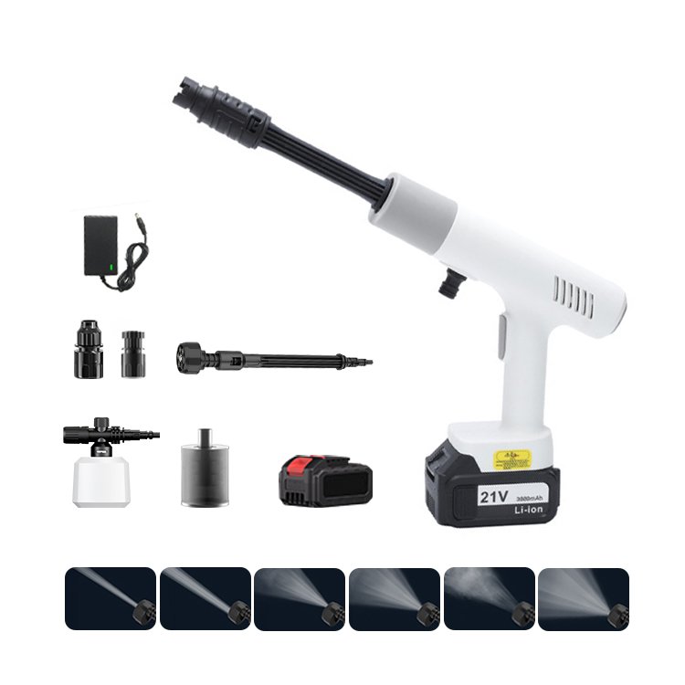 New Portable Wireless High Pressure Car Washer hidrolavadora portatil Car Washer gun