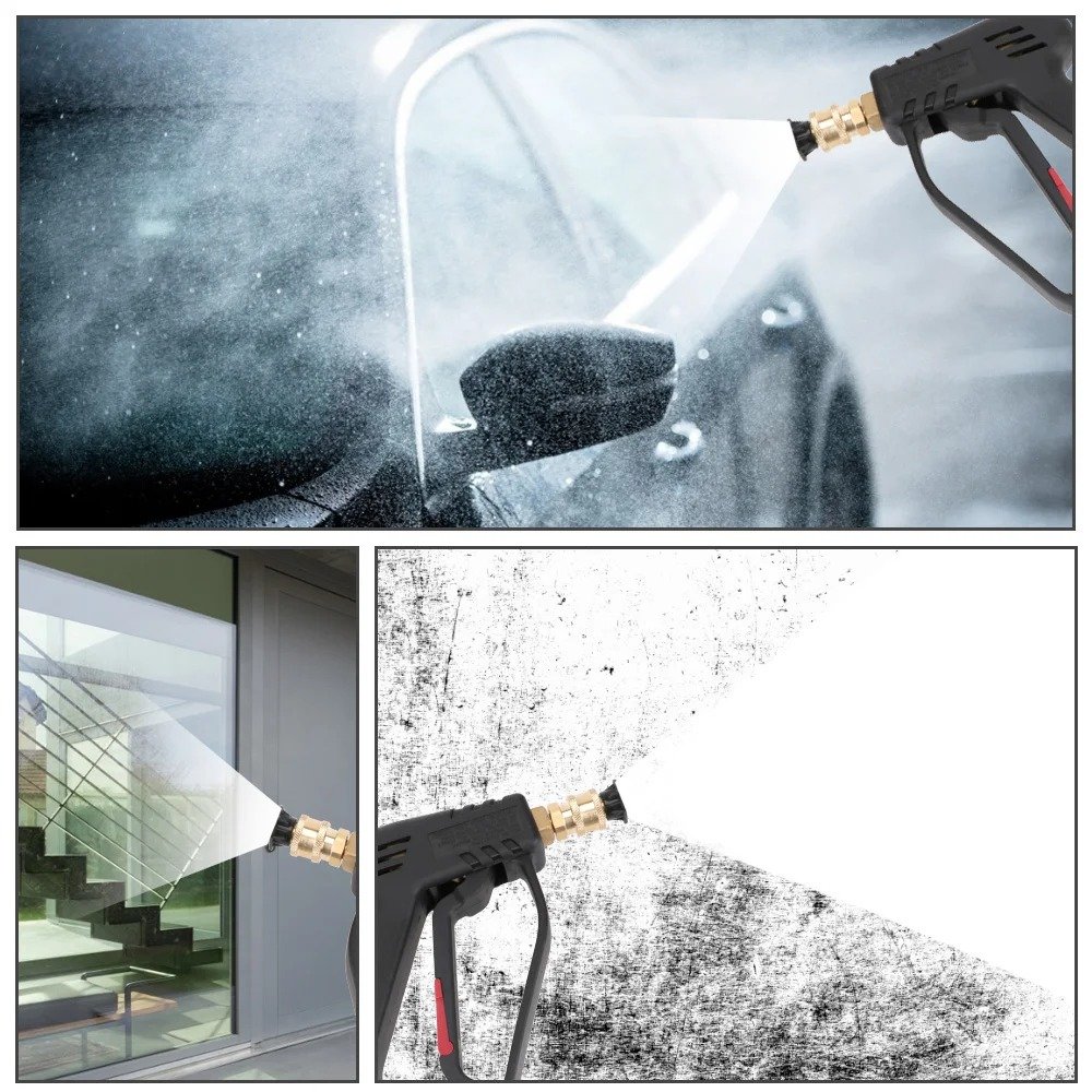 Car Washer Spray Gun 4000PSI Short Power High Pressure Washer Gun
