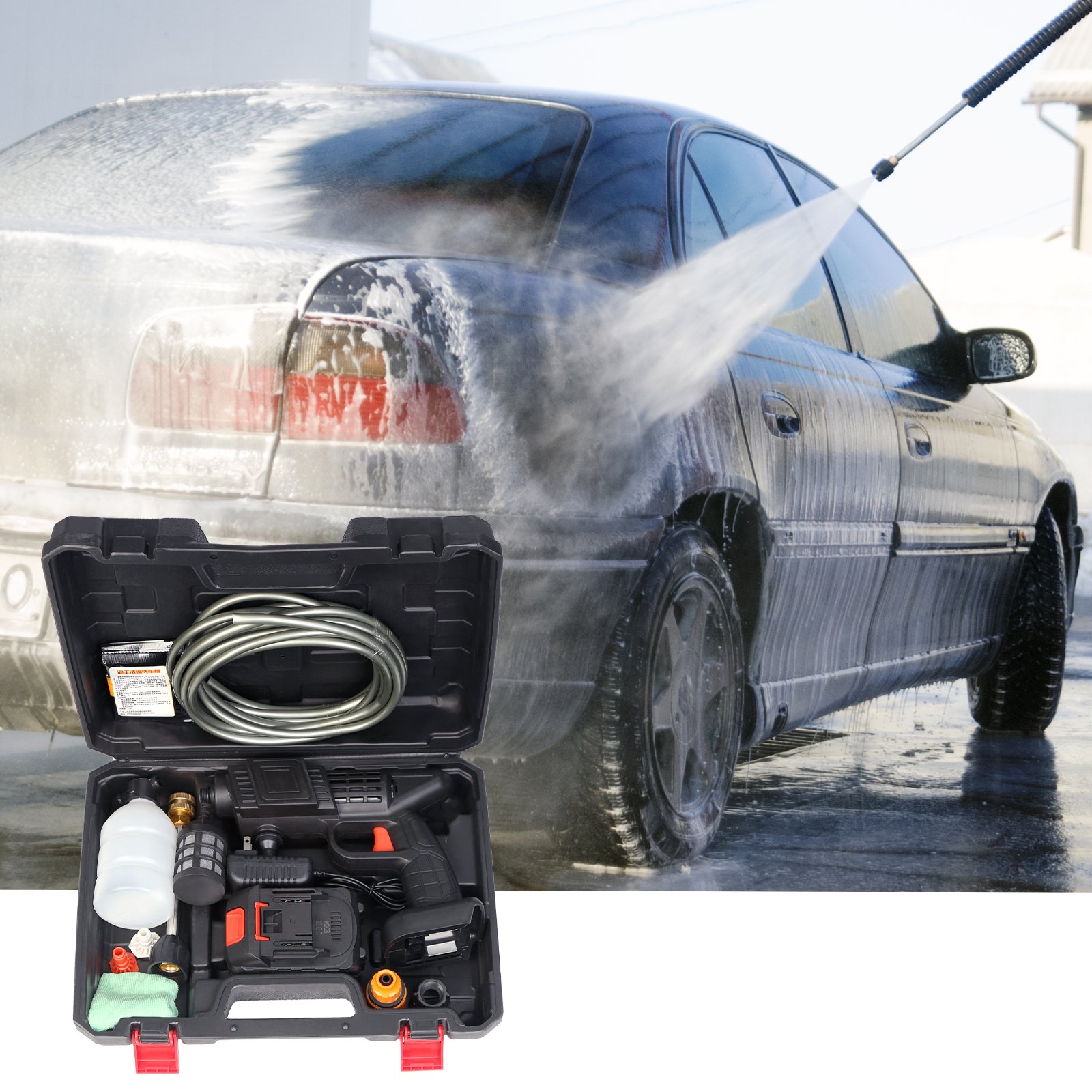 ODM 24v High Pressure Cordless Car Washer Wireless Spray Portable Water Gun Cleaning Machine For Irrigation With Lithium Battery