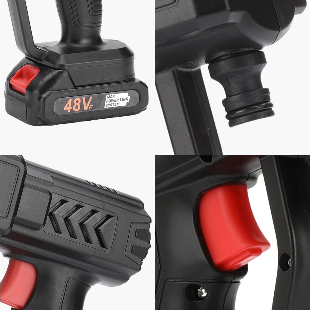 Portable Powerful Electric 21V24v Lithium Cordless Wireless High Pressure Car Washer Gun For Washing Cars
