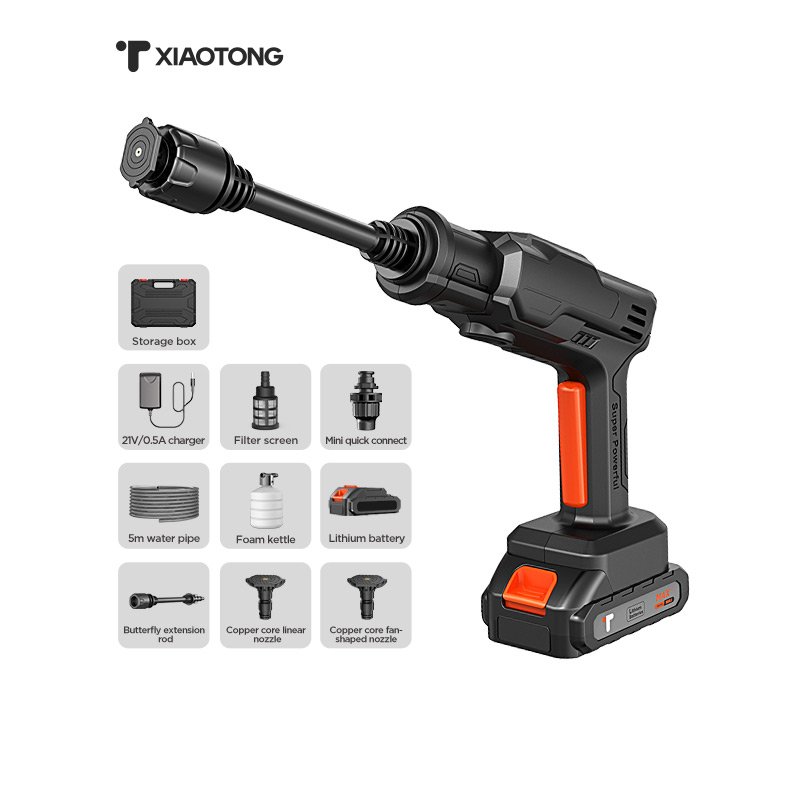 Factory Supply Portable Pressure Washer Car Wash 18.5V Car Washer New Trend Product High Pressure Car Wash Washer Gun