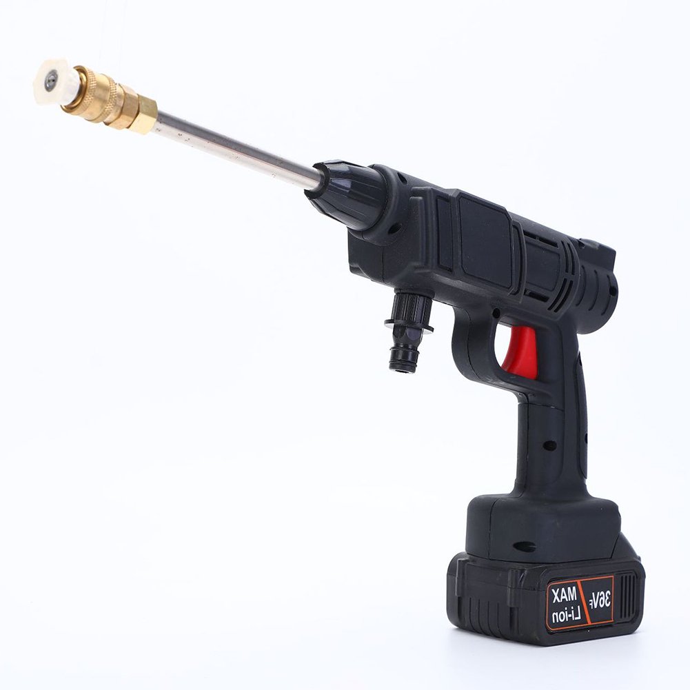 24v Lithium Electric Cordless, Car Garden Portable High Pressure Handheld Car Washer Cordless Water Car Wash Gun/