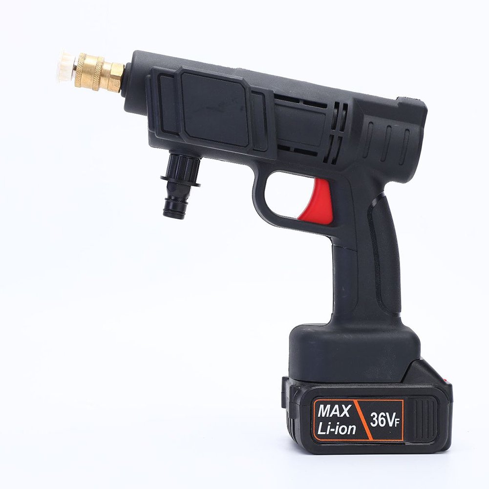 24v Lithium Electric Cordless, Car Garden Portable High Pressure Handheld Car Washer Cordless Water Car Wash Gun/