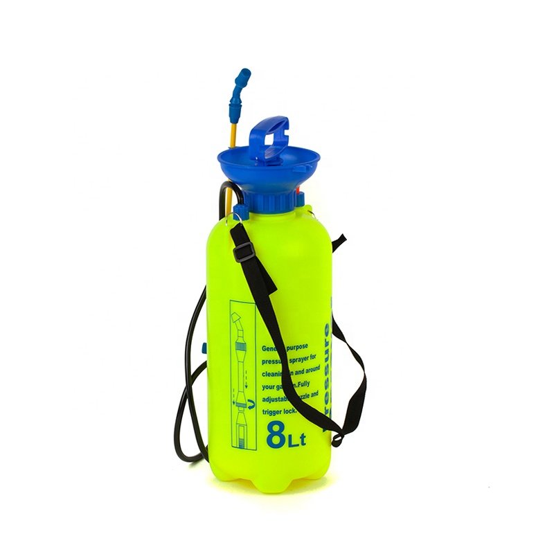 8L Portable High Manual Hand Pump Pressure Car Washer Garden Sprayer