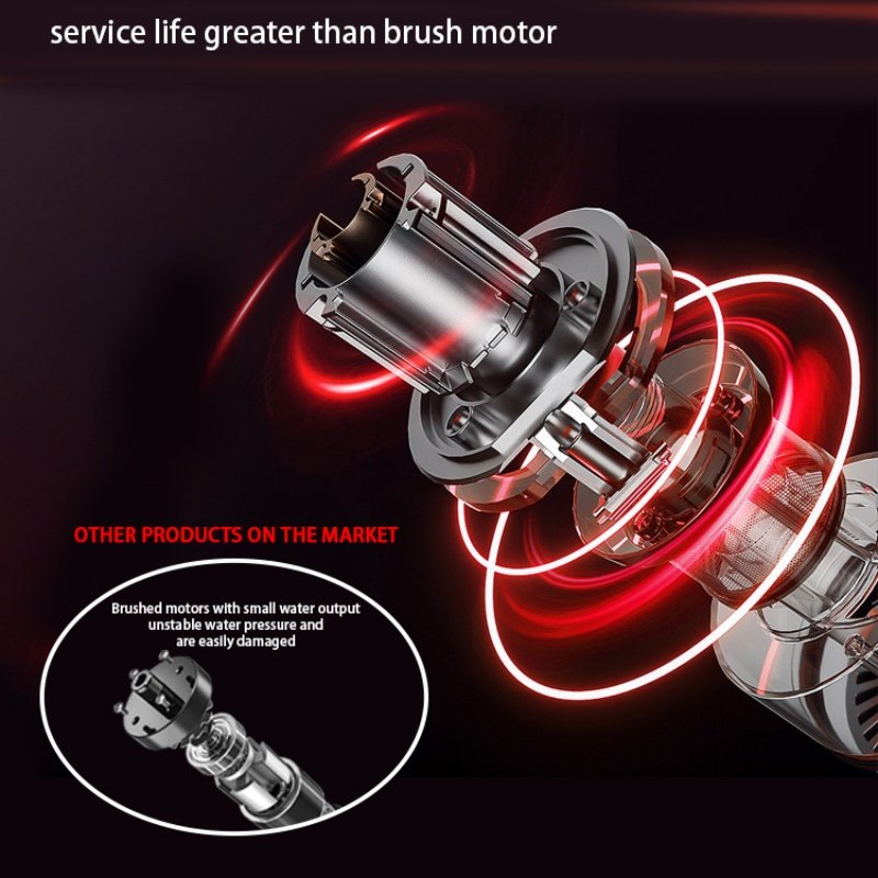 Mobile 550PSI High Pressure Car Wash Water Gun Foam Cannon Water Pump 48V Lithium Battery Cordless Portable Car Washer Machine
