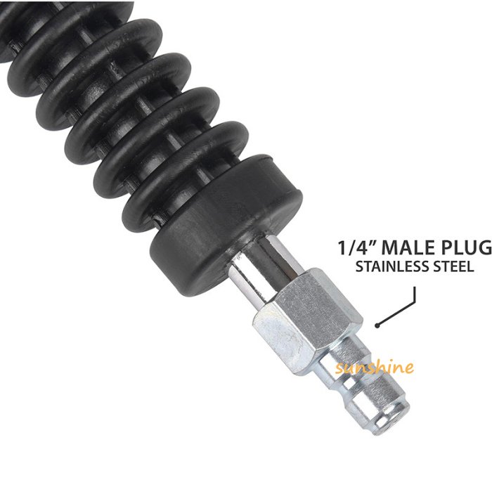 SS Pressure Washer Extension High Pressure Car Washing Lance Stainless Steel Water Gun Extender Rod for Pressure Washer Cleaning