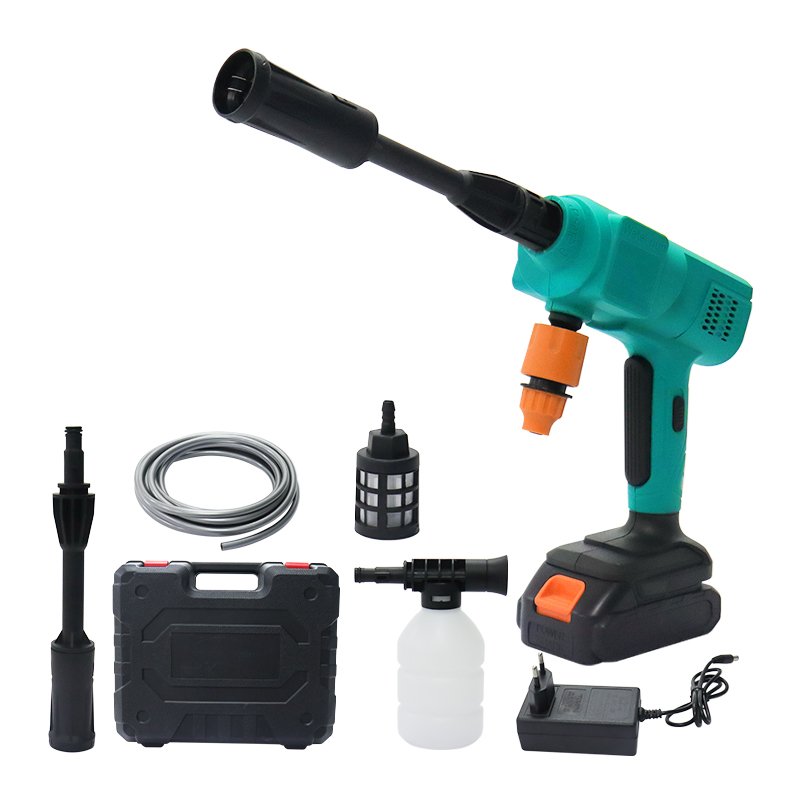 LANDSEA Lithium Cordless High Pressure Electric Car Washer Machine Rechargeable Portable Car Washing Gun