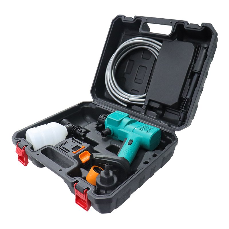 LANDSEA Lithium Cordless High Pressure Electric Car Washer Machine Rechargeable Portable Car Washing Gun