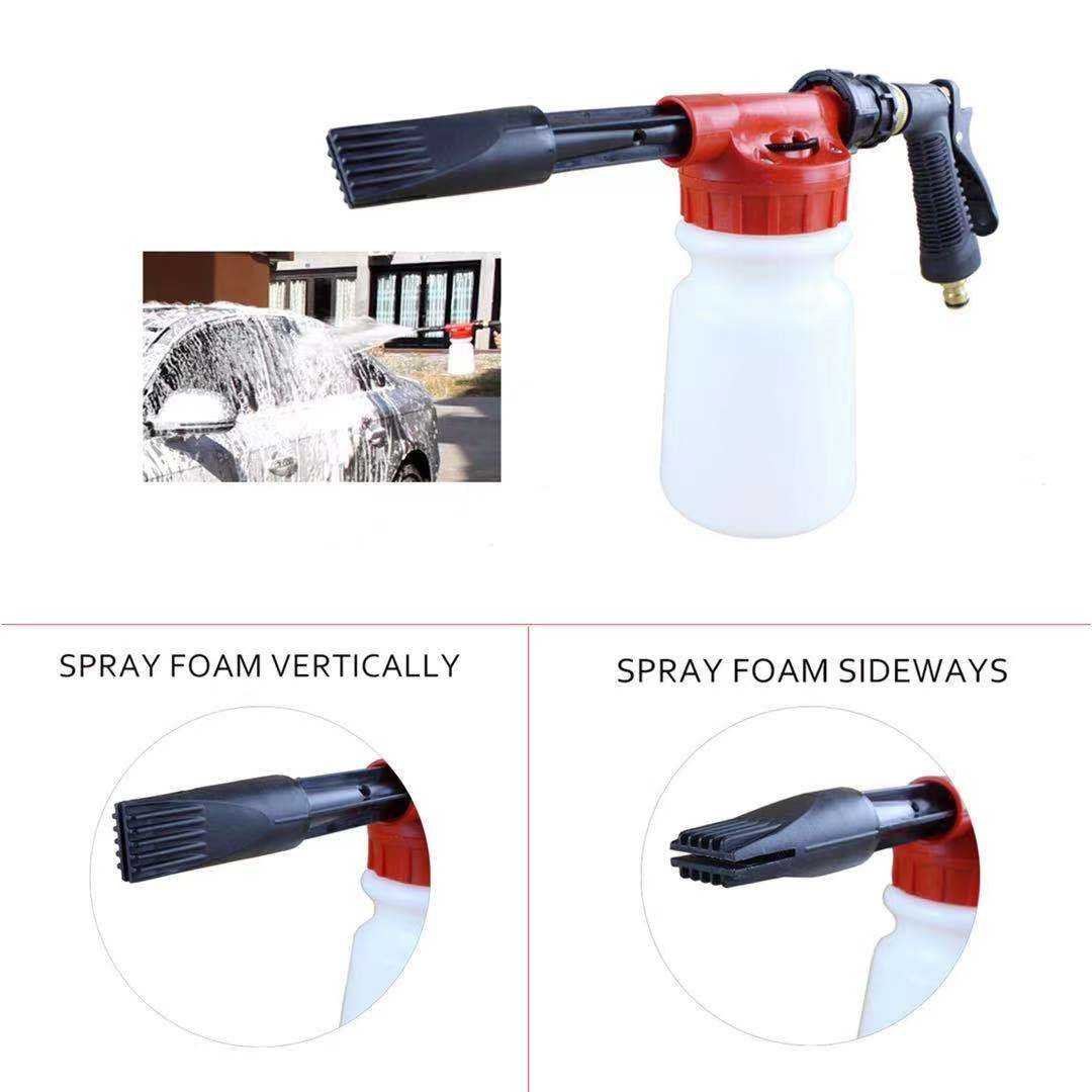 NBT Low Pressure Car Care Cleaning Professional Snow Foam Washer Gun Car Washing Spray Garden Hose Foam Cannon