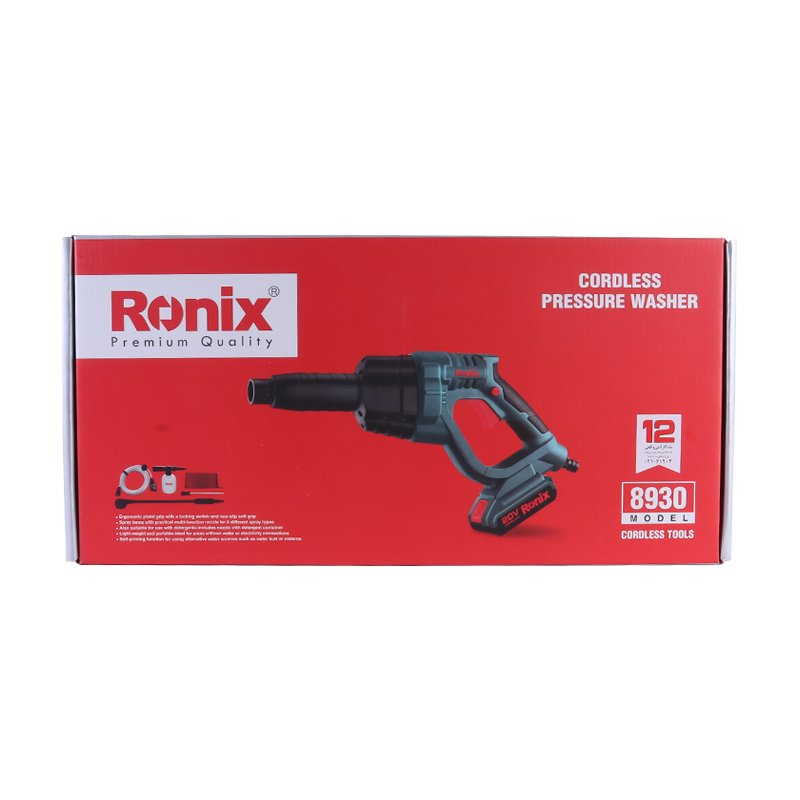 RONIX 8930 20V Brushless Car Washing Machine 24.5Bar Cordless High Pressure Car Washer