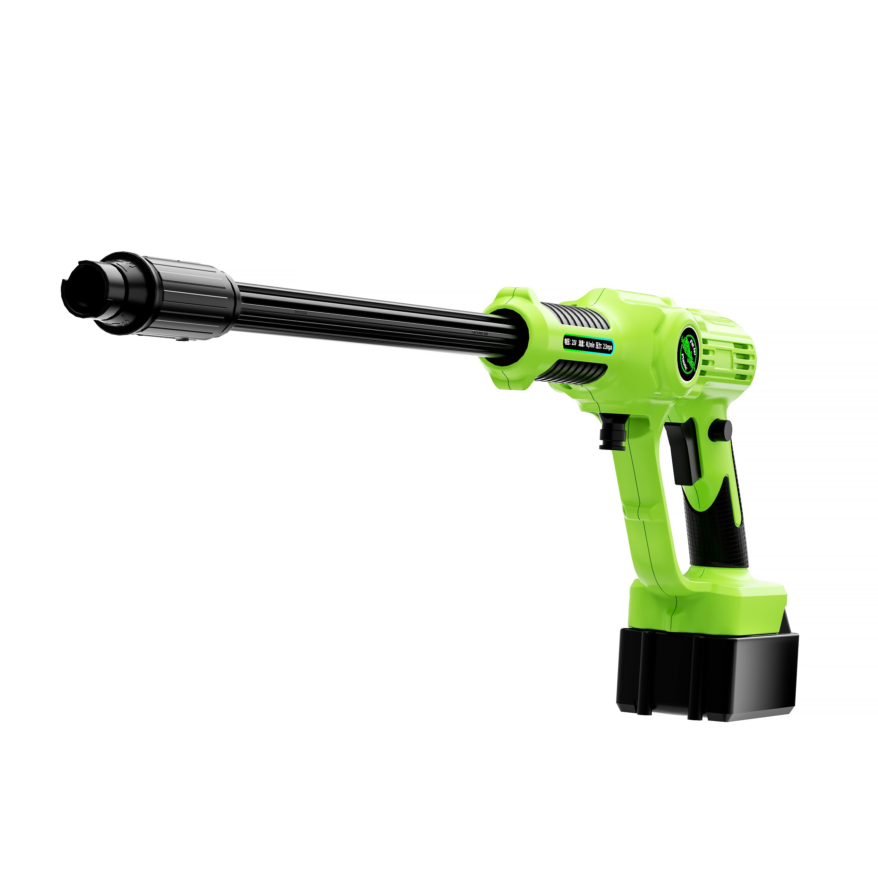 Wireless Rechargeable Lithium Battery Power Car Washer Cordless Portable Car Spray High Pressure Washer Guns