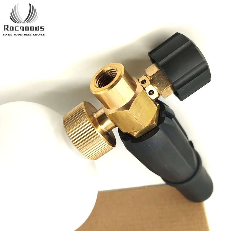 large pressure washer car black snow foam cannon lance jet nozzle car water wash tool party hose orifice machine gun