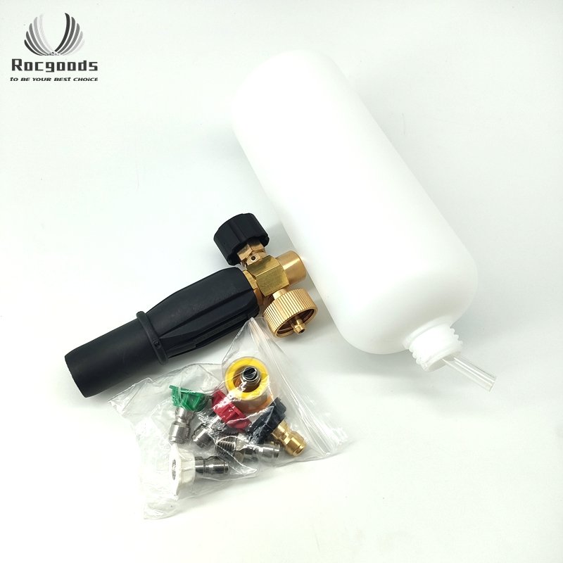 large pressure washer car black snow foam cannon lance jet nozzle car water wash tool party hose orifice machine gun