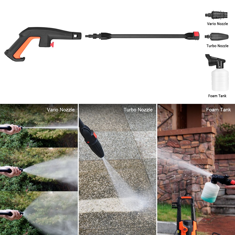 3000 RPM 220-240V Car Washer Machine Cleaner Universal Portable High Pressure Car Washer