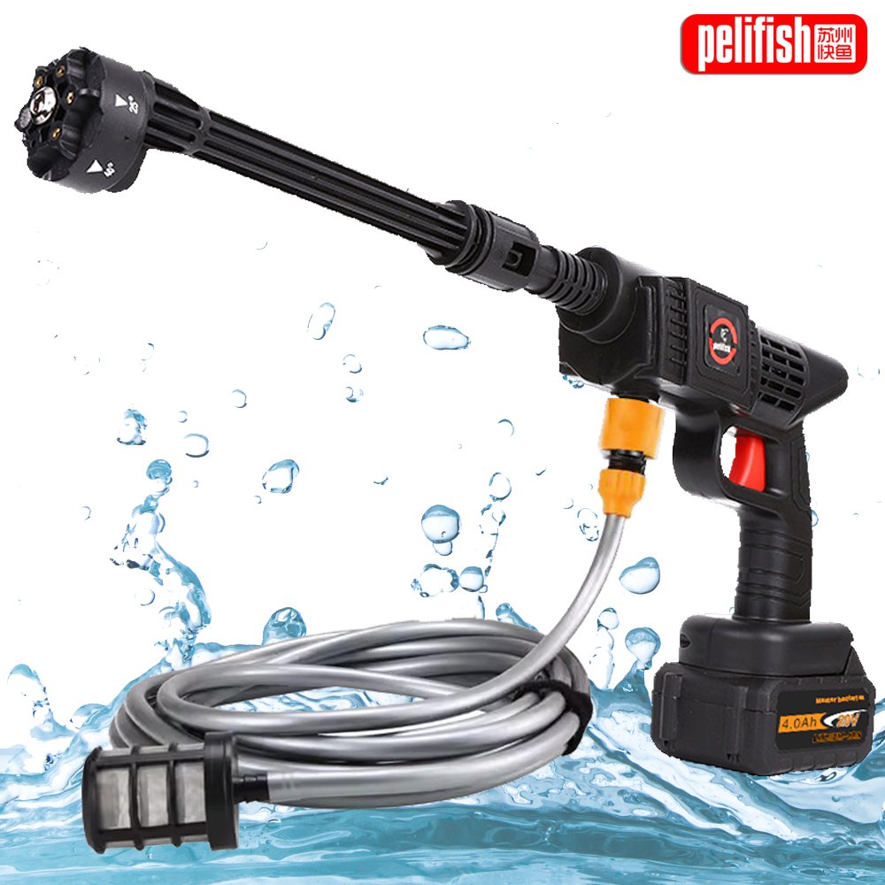 PELIFISH High Pressure Best Seller Automatic Car Washer Machine Wash Guns Car Pressure Washer Cordless Portable Car Washer