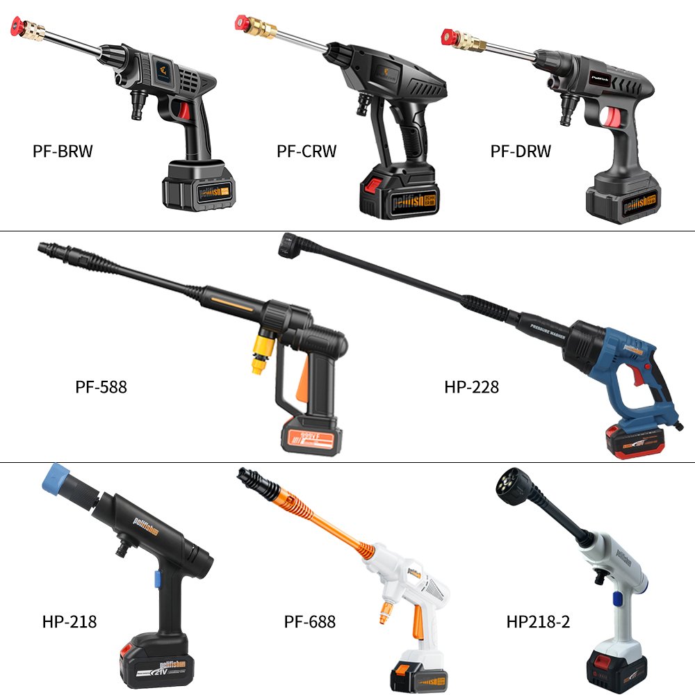 PELIFISH High Pressure Best Seller Automatic Car Washer Machine Wash Guns Car Pressure Washer Cordless Portable Car Washer