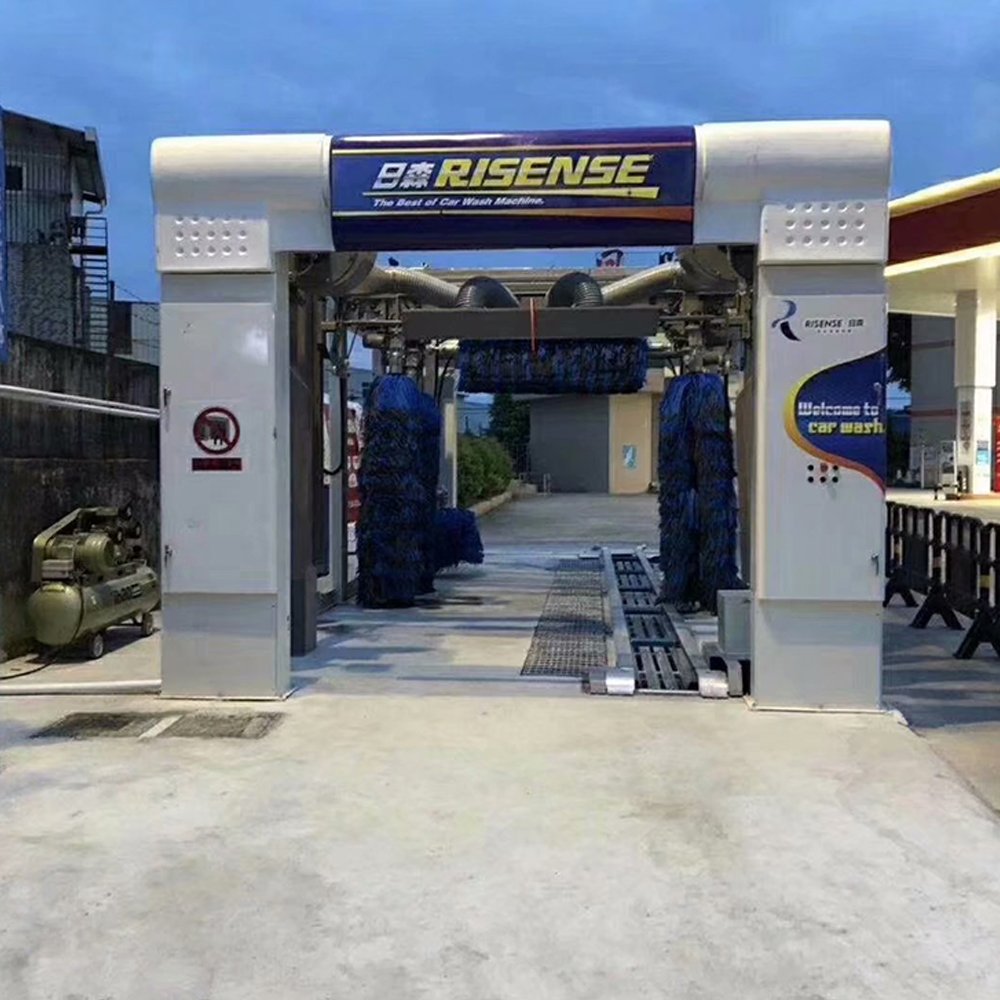 Tunnel car washer with all functions cleaning Tires washing machine Fully automatic