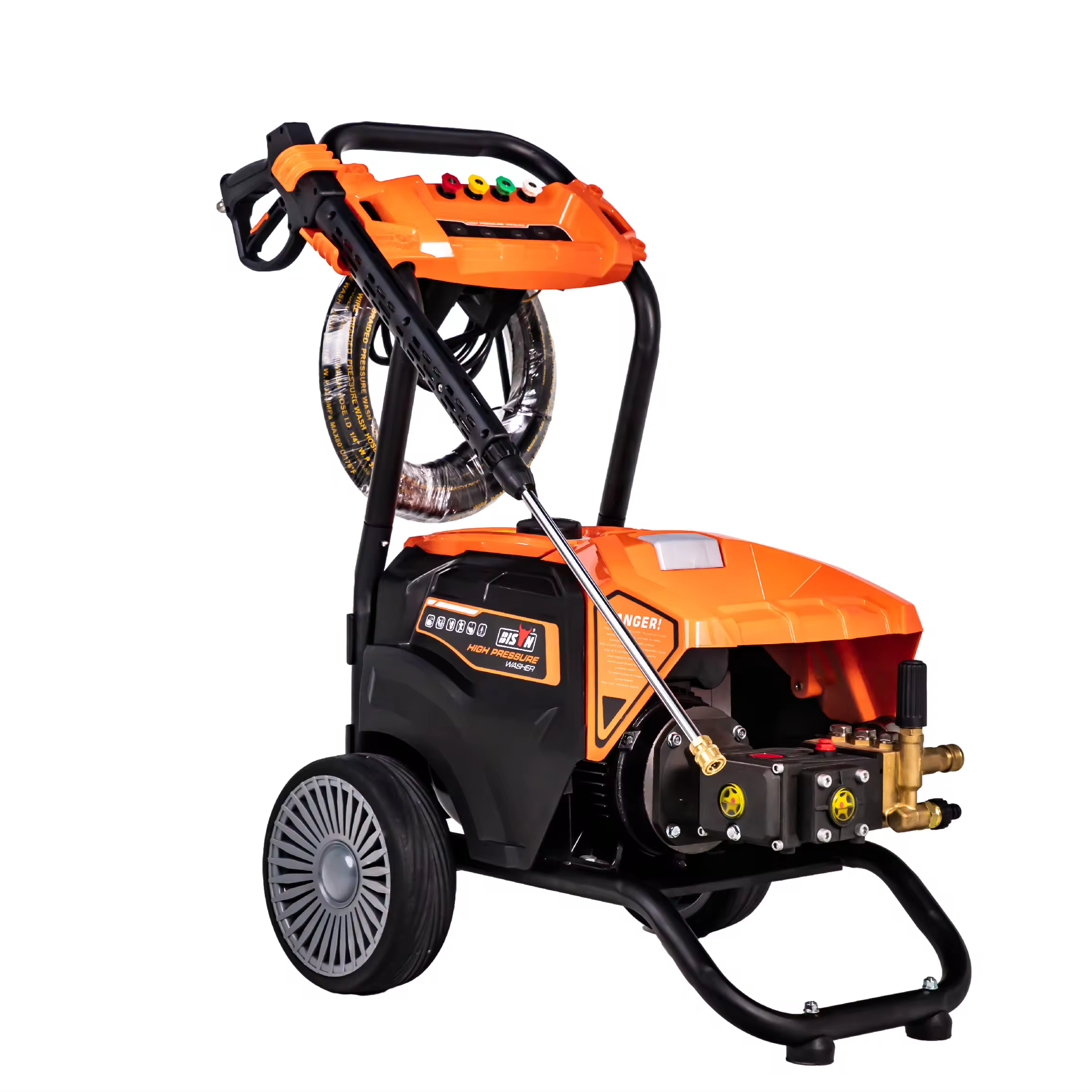 BISON 3kw electrical high pressure washer cleaning machine car washer