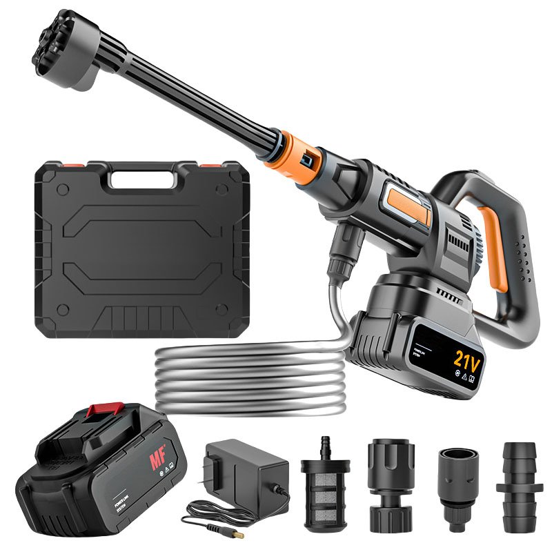 2024 Hot Selling Wholesale Cheapest Price Wireless 12V 24 V 48V Volt Cordless Portable Wash Gun High Pressure Car Washer