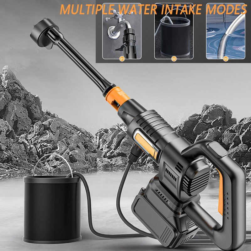 2024 Hot Selling Wholesale Cheapest Price Wireless 12V 24 V 48V Volt Cordless Portable Wash Gun High Pressure Car Washer