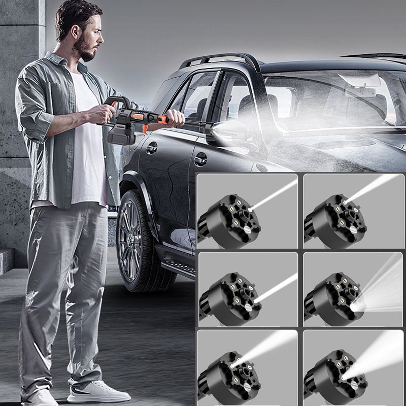 2024 Hot Selling Wholesale Cheapest Price Wireless 12V 24 V 48V Volt Cordless Portable Wash Gun High Pressure Car Washer