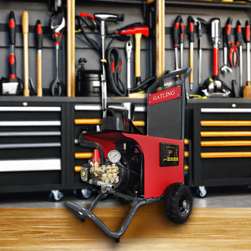 Portable Electric High-Pressure Car Washer Machine Cold & Hot Water Jet Cleaning with New Pump & Motor for Farms