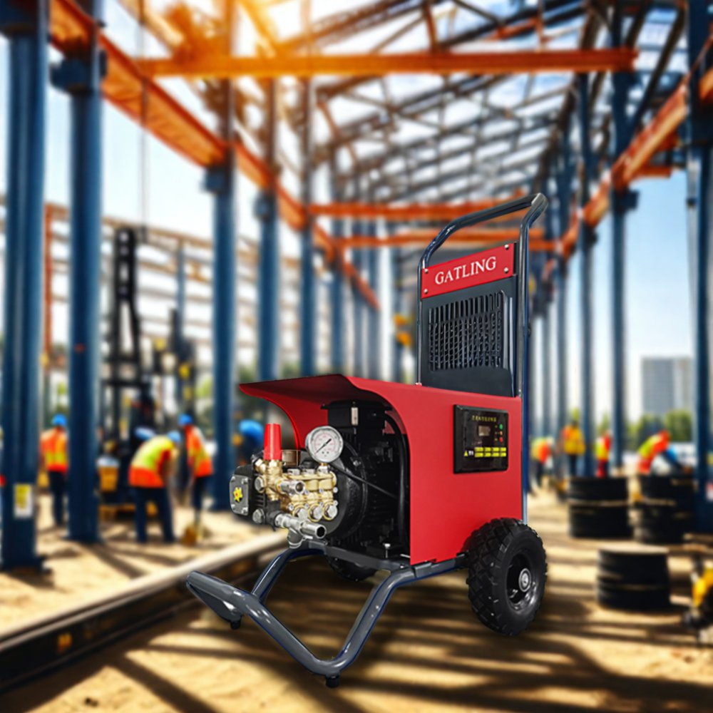 Portable Electric High-Pressure Car Washer Machine Cold & Hot Water Jet Cleaning with New Pump & Motor for Farms