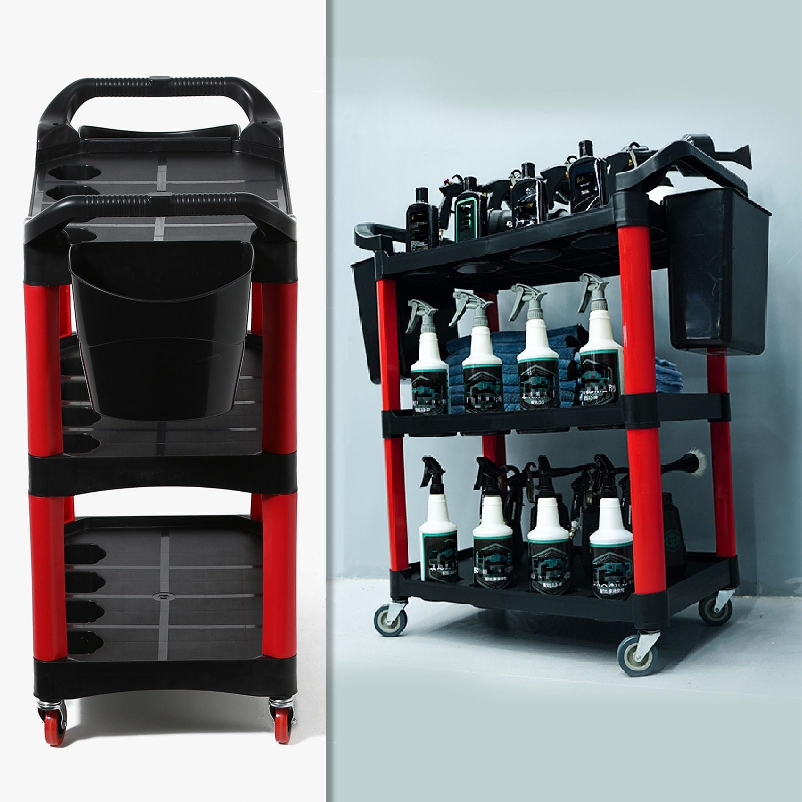 Plastic Professional Step Stools Portable Folding Double Sided Step Stools plastic Household Ladder Safety Ladder